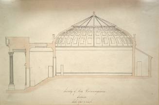 Section of Building for the Society of Arts, Birmingham