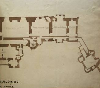 Plan of Buildings, Warwick Castle