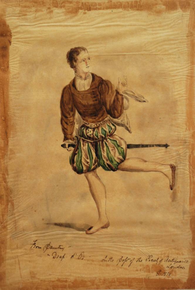Man - from painting - "Drap d'Or"