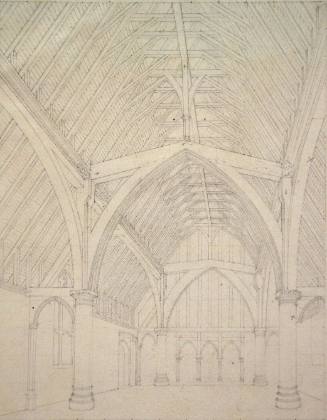 Interior of Wursted Court, Kent