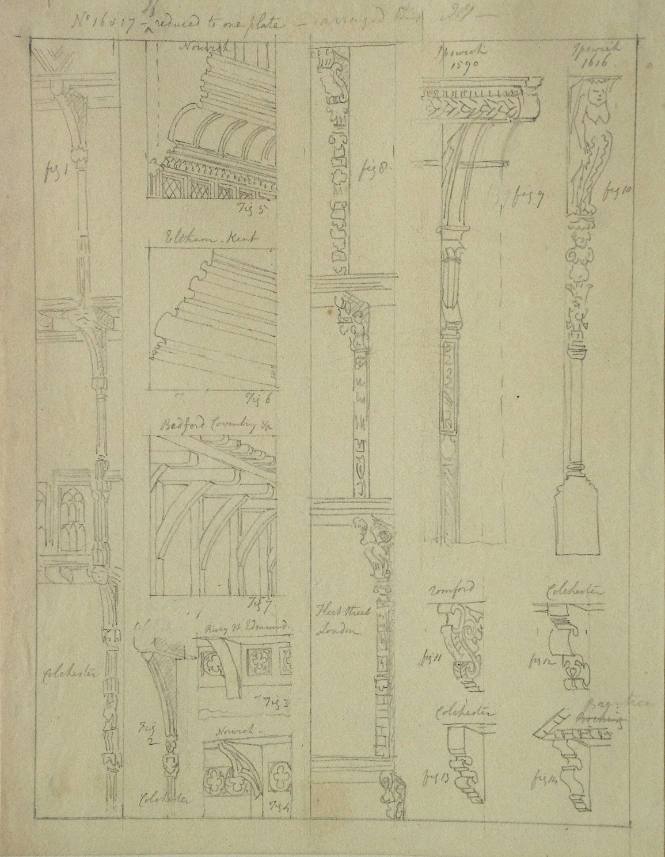Architectural Detail from various English Churches