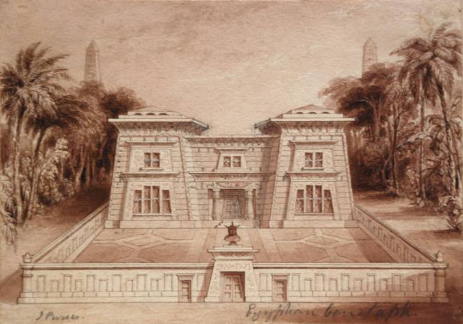 An Egyptian Pavilion, for Richard Brown's Domestic Architecture (London, 1842) plate 28