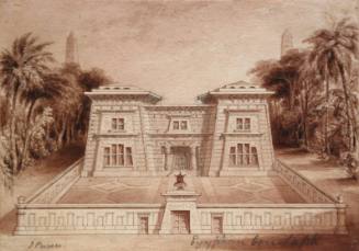 An Egyptian Pavilion, for Richard Brown's Domestic Architecture (London, 1842) plate 28