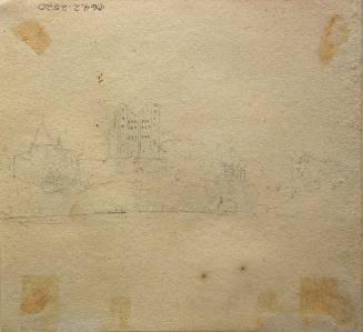 View of a Castle and Cathedral, Rochester, Kent