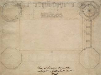 Plan at the Upper Story, at the Embrazures, Tattershall Castle, West