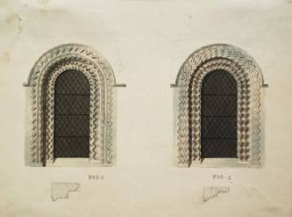 St. Cross, Winchester: Two Windows
