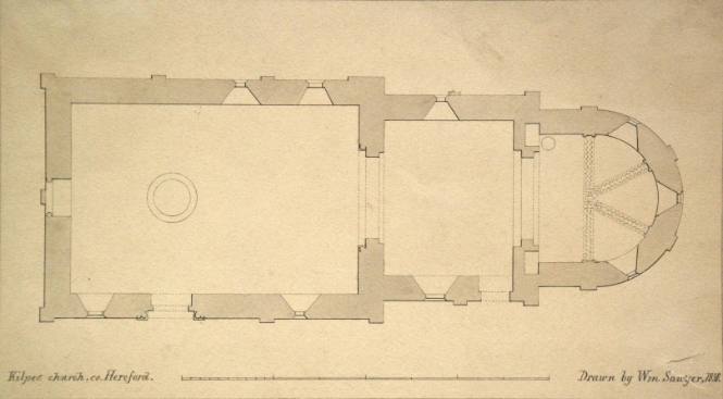 Plan of Kilpeck Church Co. Hereford