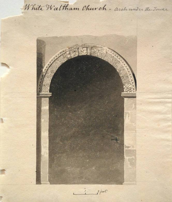 White Waltham Church:  Arch Under the Tower, Essex