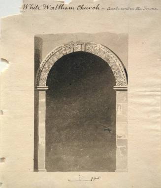 White Waltham Church:  Arch Under the Tower, Essex