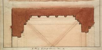 Plan, South Porch, Bishops Cleeve Church