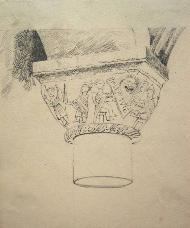 Decorated Column Capital