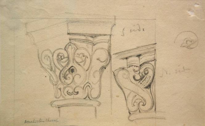 Dorchester Church, Column Capitals
