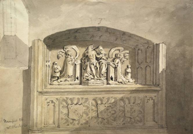 Medieval Wall Tomb, Namplit Church, W. Chichester