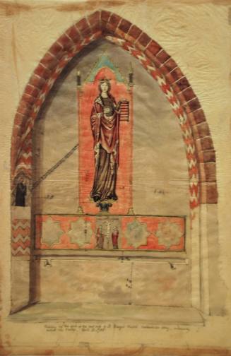 Painting at the East end of St. Blaze's Chapel, Westminster Abbey, Commonly called the Vestry