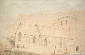 Northeast View of Monkton Church, Thanet, Kent