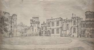Warwick Castle, View from Courtyard