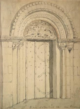 Saxon Doorway on the N. Side of Stoneleigh Church, near Kenilworth