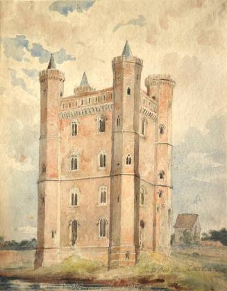 South west view, Tattershall Castle