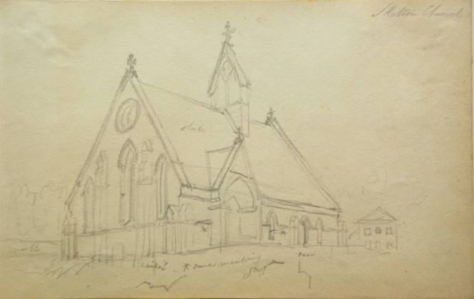 Sketch of a plan of Nave