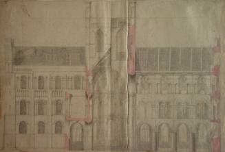 Exterior Elevation, Peterboro Cathedral