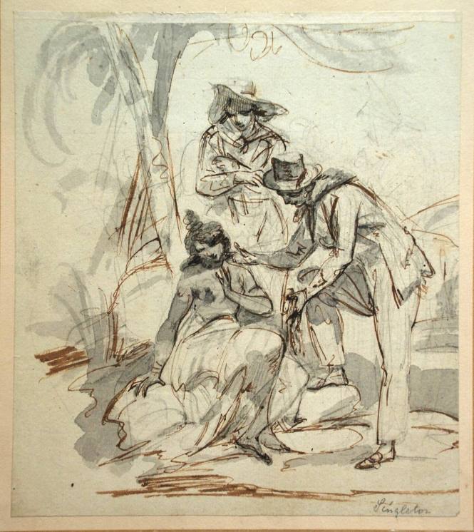 Sailors with a Native Girl
