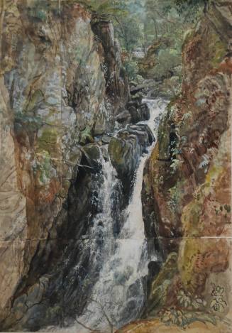 Falls at ___ (illegible) Dolgelly, North Wales
