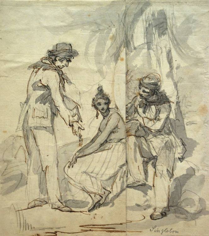 Sailors with a Native Girl