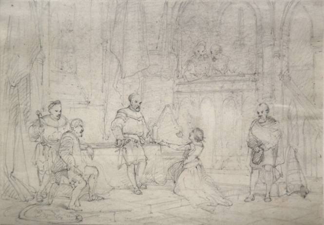 Joan of Arc declaring her mission