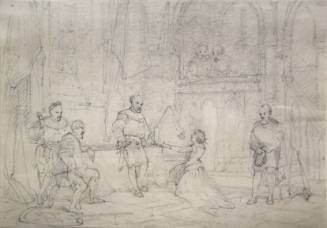 Joan of Arc declaring her mission