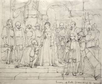 Queen of Scots proceeding to Execution