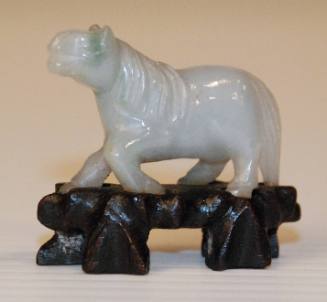 Jade statuette of miniature horse