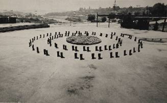 100 Boots Circling, Lomas Santa Fe, California, May 17, 1971, 12:30 pm