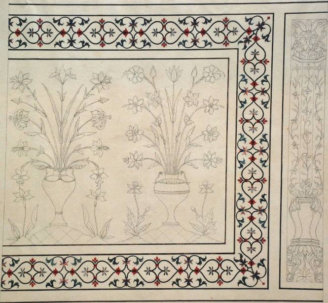 Taj Mahal:  Decorative Detail