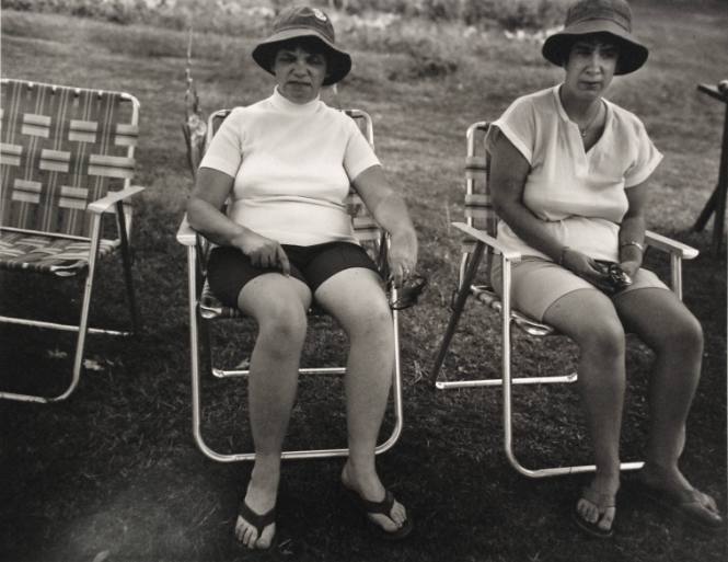 Two Women in Lawn Chairs (Millerton Portfolio)