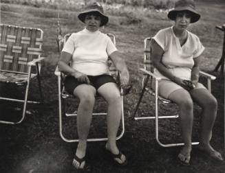 Two Women in Lawn Chairs (Millerton Portfolio)