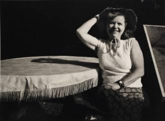 Woman at Table with Fringed Tablecloth (Millerton Portfolio)