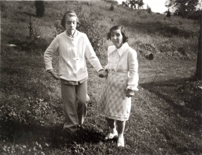 Two Women Holding Hands (Millerton Portfolio)