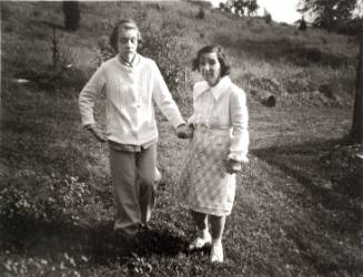 Two Women Holding Hands (Millerton Portfolio)