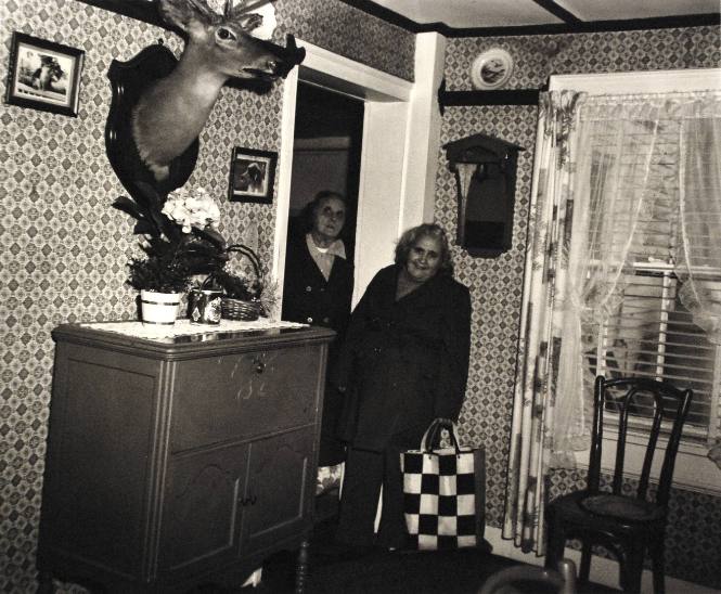Two Women in Doorway (Millerton Portfolio)