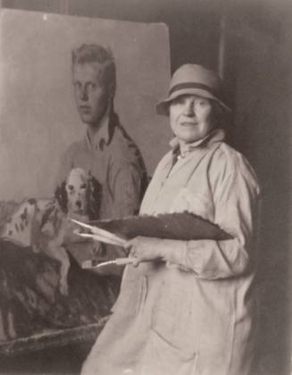Ellen Emmet Rand Painting a Portrait (Connecticut Album)