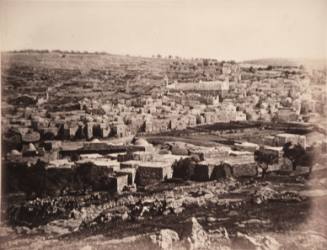 Hebron, Town Showing Great Mosque, plate 28