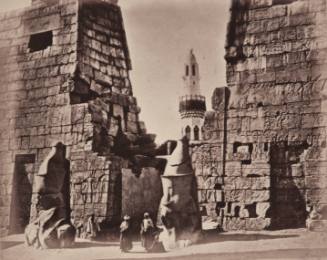 Grand Gateway of the Temple of Luxor, Egypt [First Pylon, Luxor Temple]