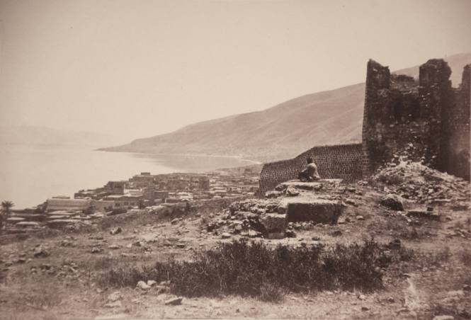 The Town and Lake of Tiberias, from the North