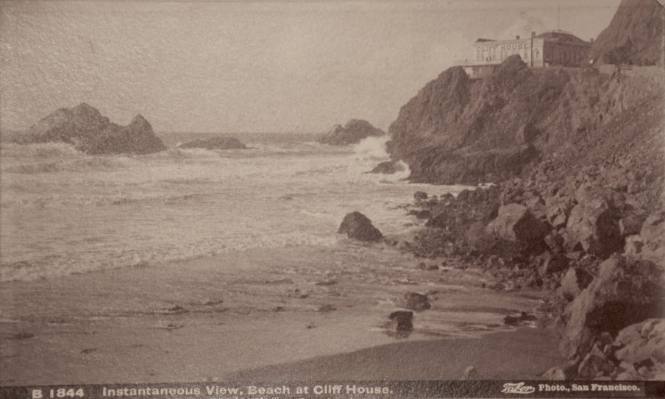 B 1844 Instantaneous View, Beach at Cliff House