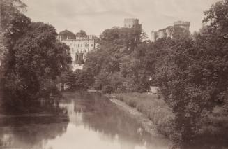 Warwick Castle from Bridge. 10792 J.V.