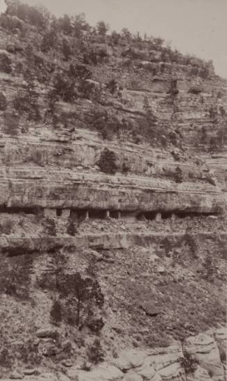 Side of Cliff with Indian Dwellings