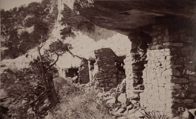 Closeup of Cliff Dwellings