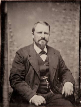 Portrait of a seated man