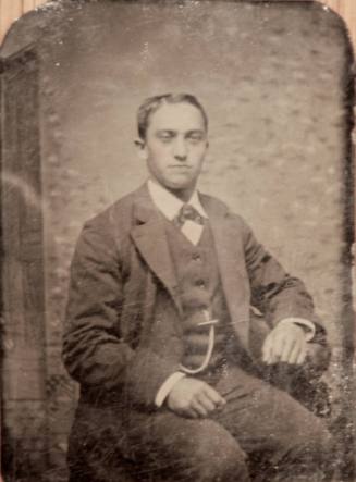Portrait of a seated man