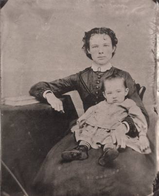 Unknown portrait of woman and child